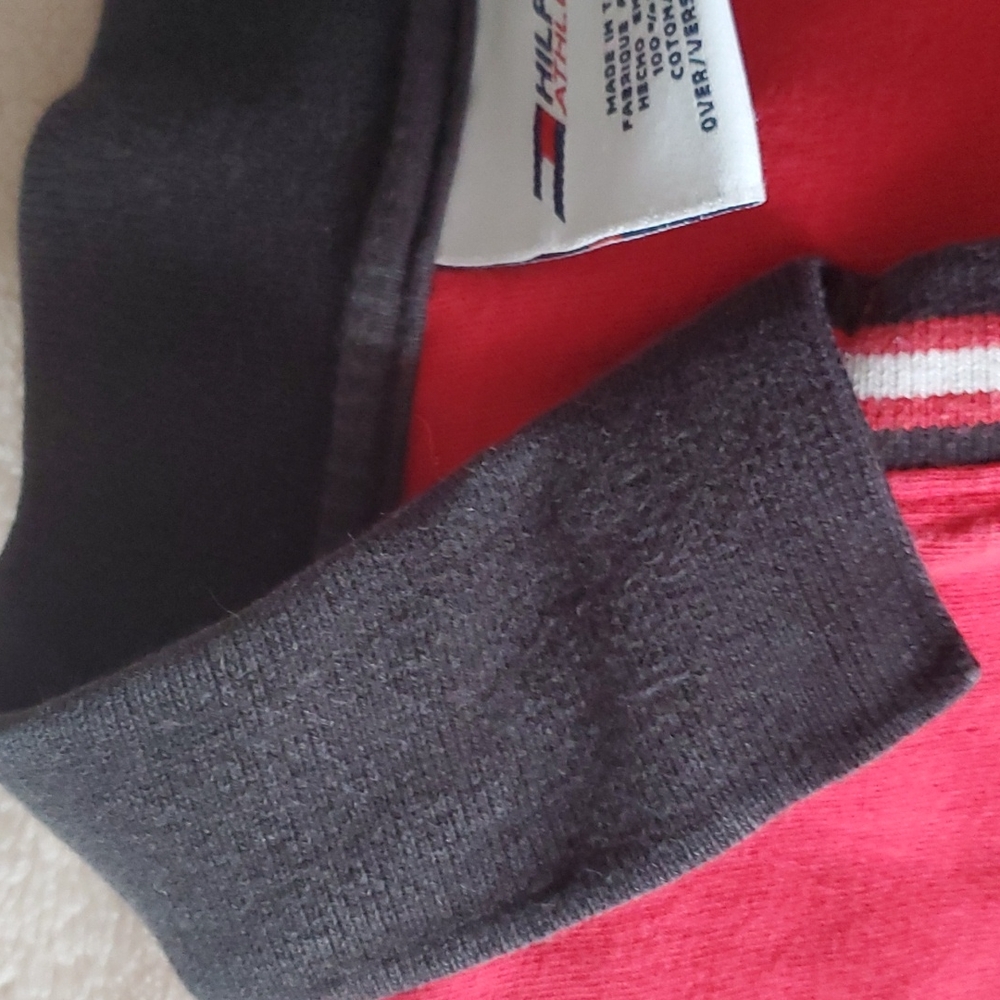 Vintage 90s Tommy Hilfiger Athletics Polo Shirt - Rare Find - Picture 8 of 10
